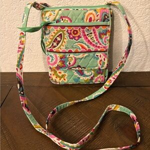 Vera Bradley Mint Paisley Crossbody Bag